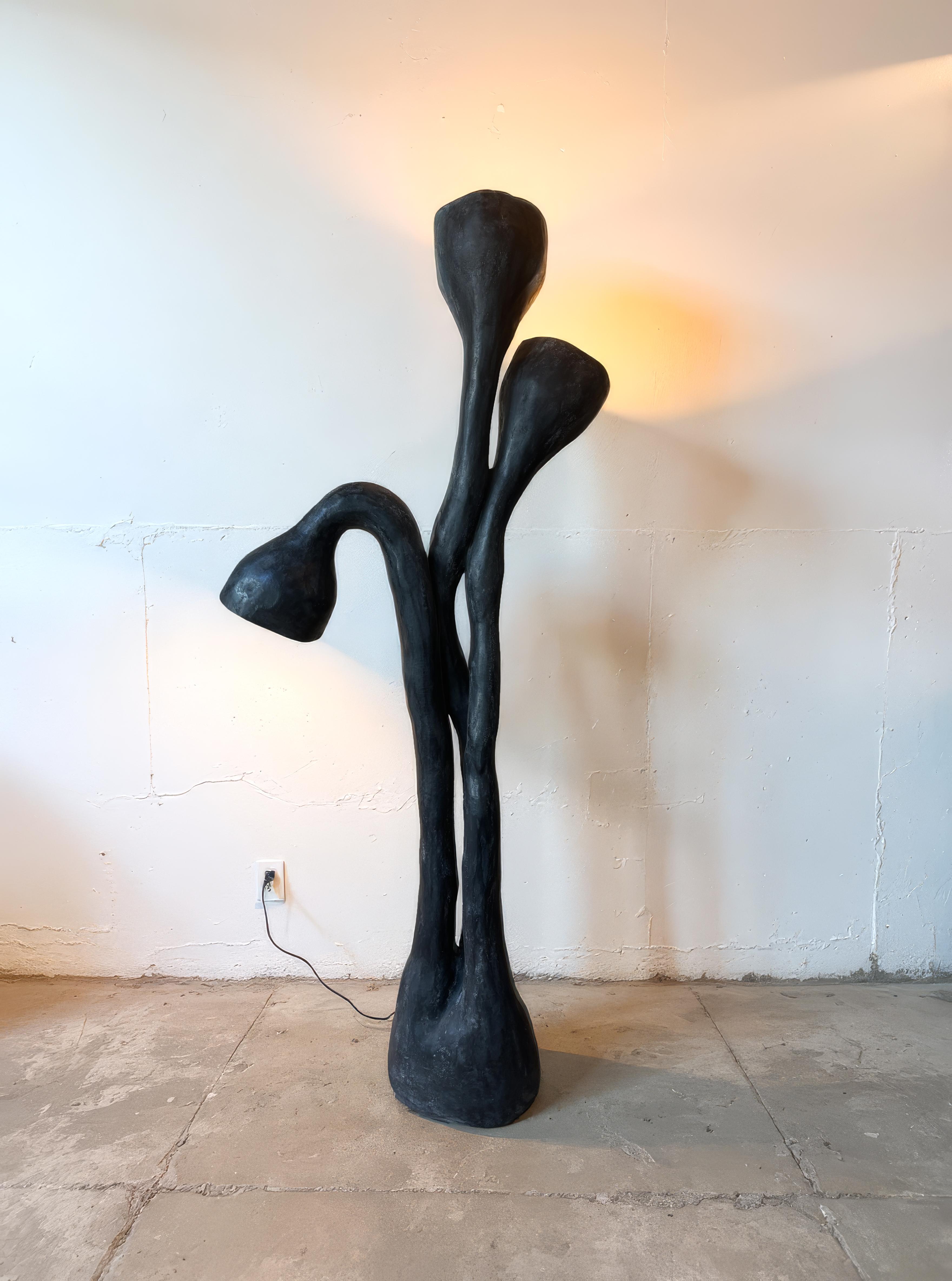 Hand-Crafted Mycelium Floor lamp 82