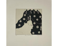 Aubrey Beardsley’s Dog witn Silkscreen Print by Mychael Barratt