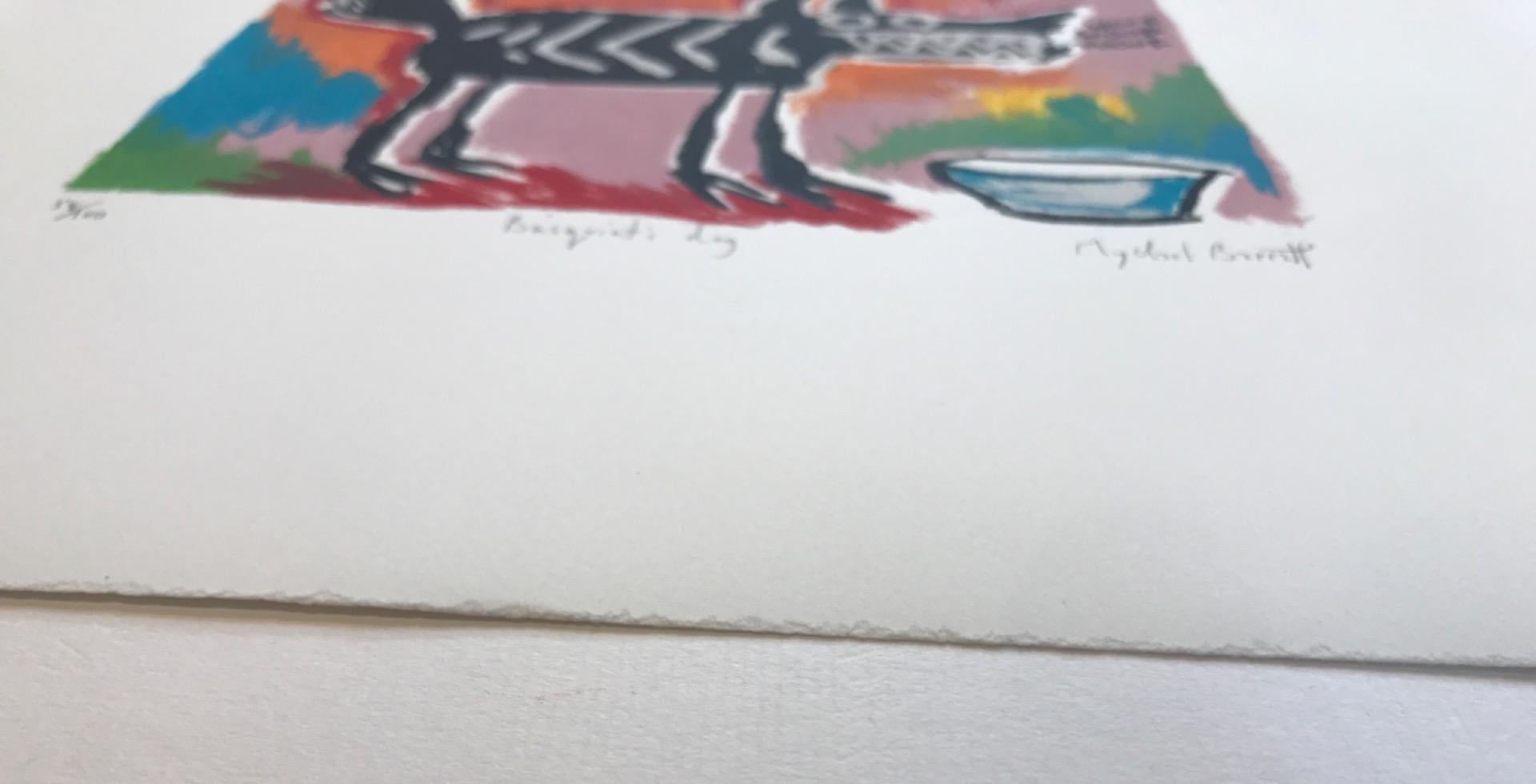 Perro de Basquiat, Impresión de edición limitada, Retrato animal, Arte canino, Arte moderno en venta 5