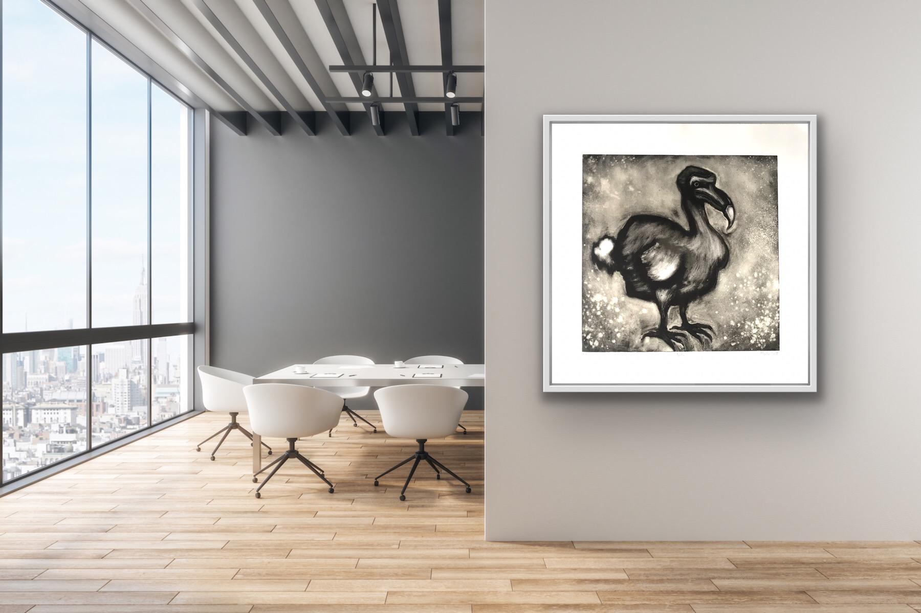 Dodo, Zeitgenössischer Tierdruck, Halbabstraktes Kunstwerk im Angebot 3