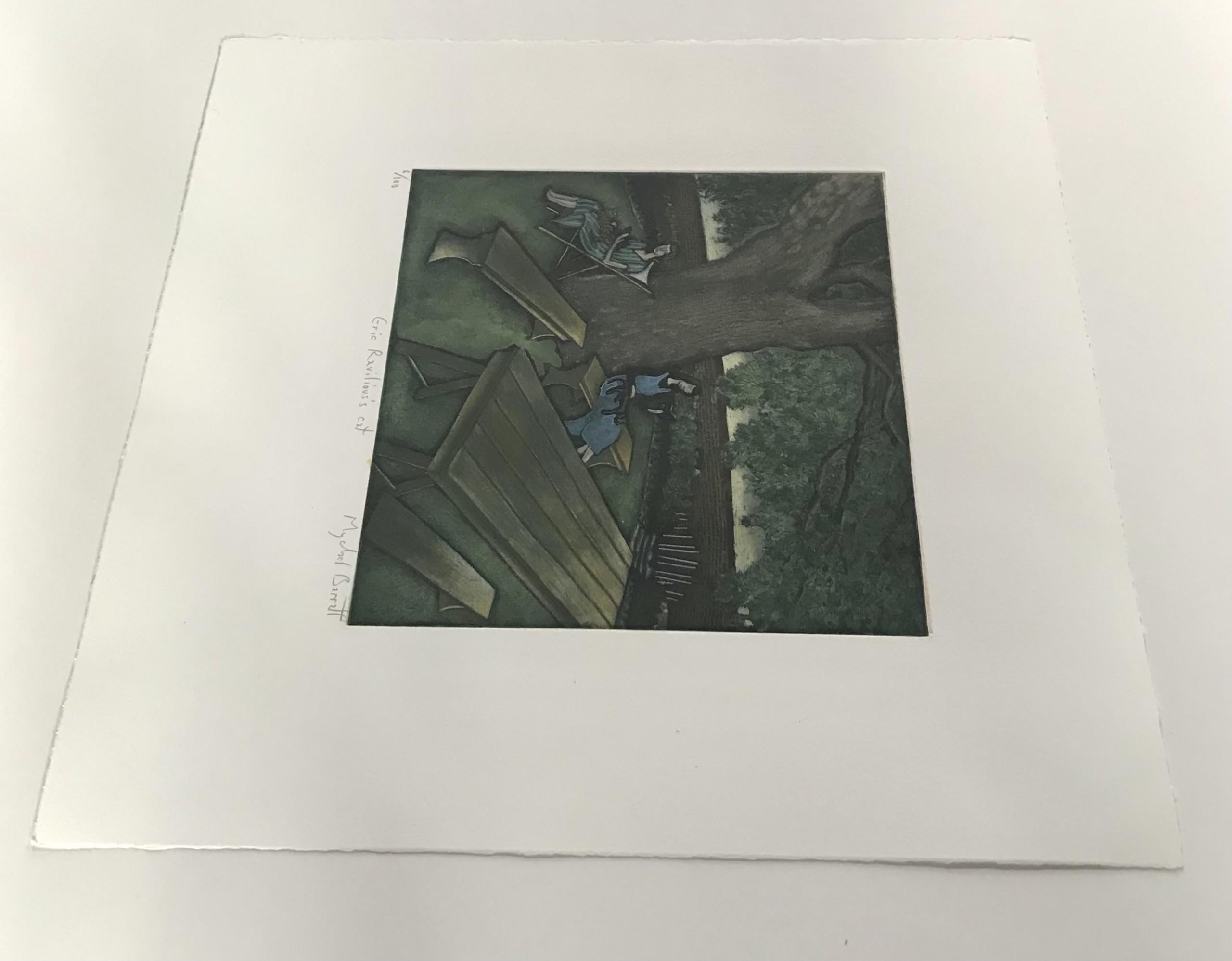 Eric Ravilious’s Eat with Etching Print by Mychael Barratt For Sale 3