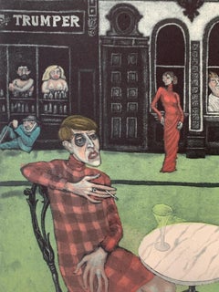 Mychael Barratt, Life Imitating Art, Limited Edition Print, Etching