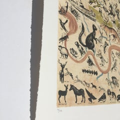 London Bestiary, Art print, Animals Art, Contemporary Art, Figurative