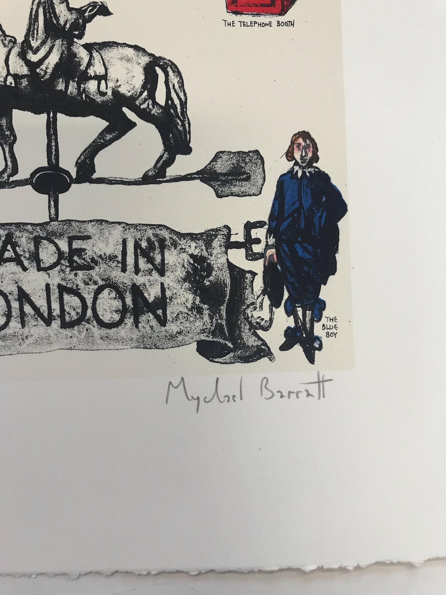 Made in London, Mychael Barratt, Contemporary Pop Art, Cityscape London Art im Angebot 5