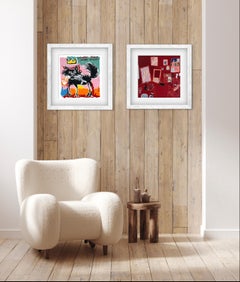 Matisse's Cat- The Red room and Basquiates Cat diptych