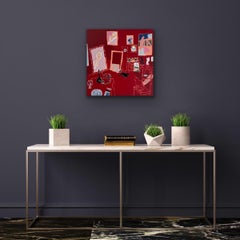 Matisse's Cat - The Red Studio, contemporary, landscape, print, silkscreen