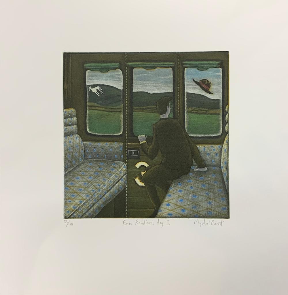 Mychael Barratt, Eric Ravilious' Dog II, Figurative Art, Modern Art, Landscape For Sale 2