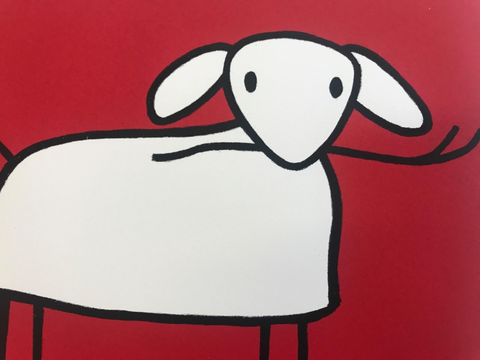Il cane di StikStampa in edizione limitata, Ritratto di animale, Arte canina, Arte moderna in vendita 6
