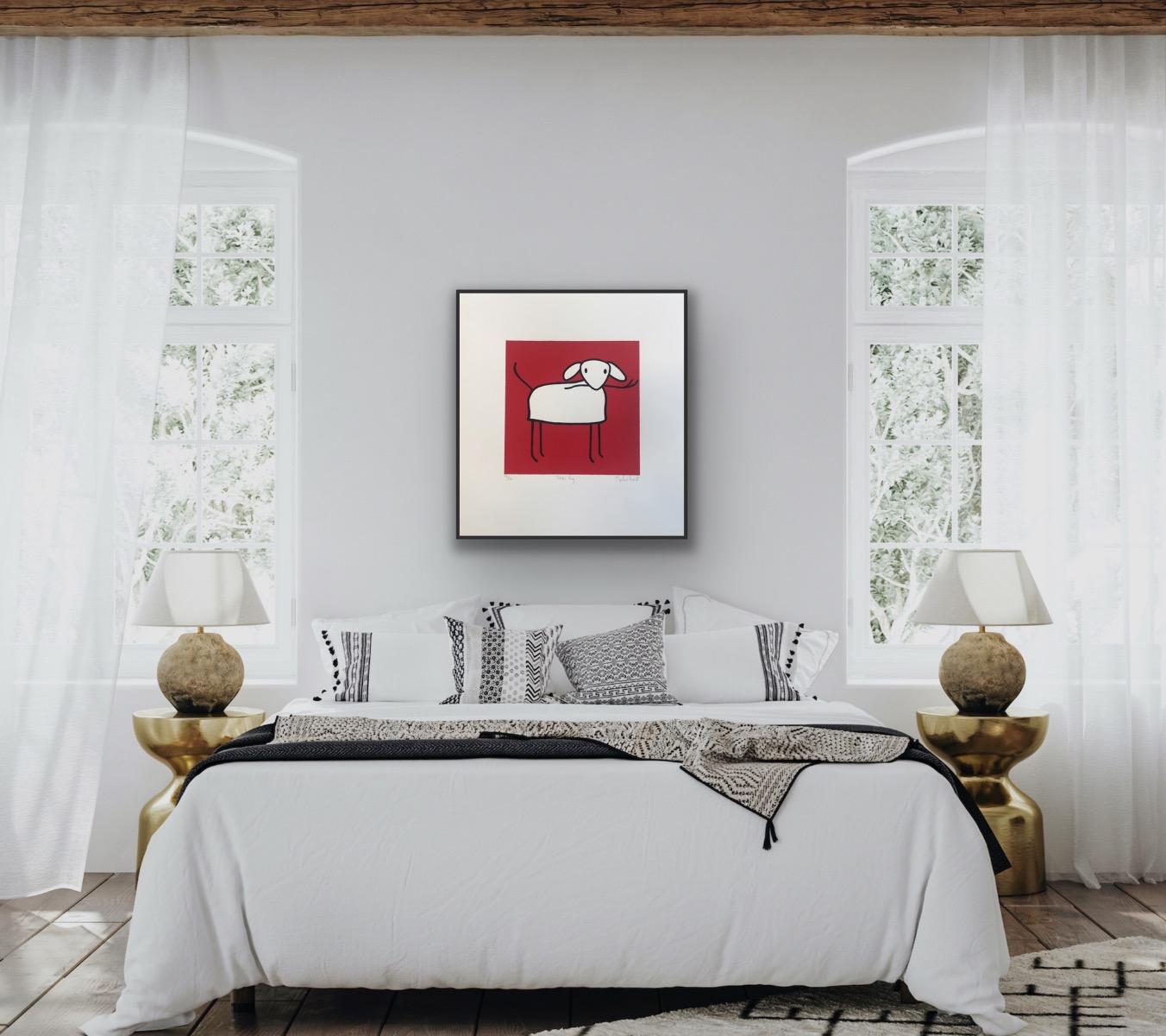 Il cane di StikStampa in edizione limitata, Ritratto di animale, Arte canina, Arte moderna - Print di Mychael Barratt