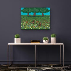 The Four Seasons - Summer, original, contemporary, landscape, print, silkscreen