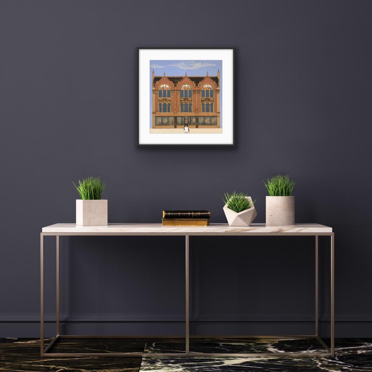 Le chien de Wes Anderson, original, contemporain, impression d'art - Print de Mychael Barratt