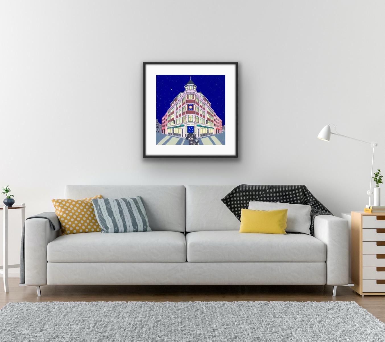 Wes Anderson's Dog - The Ivy, original, contemporary, art print - Contemporary Print by Mychael Barratt