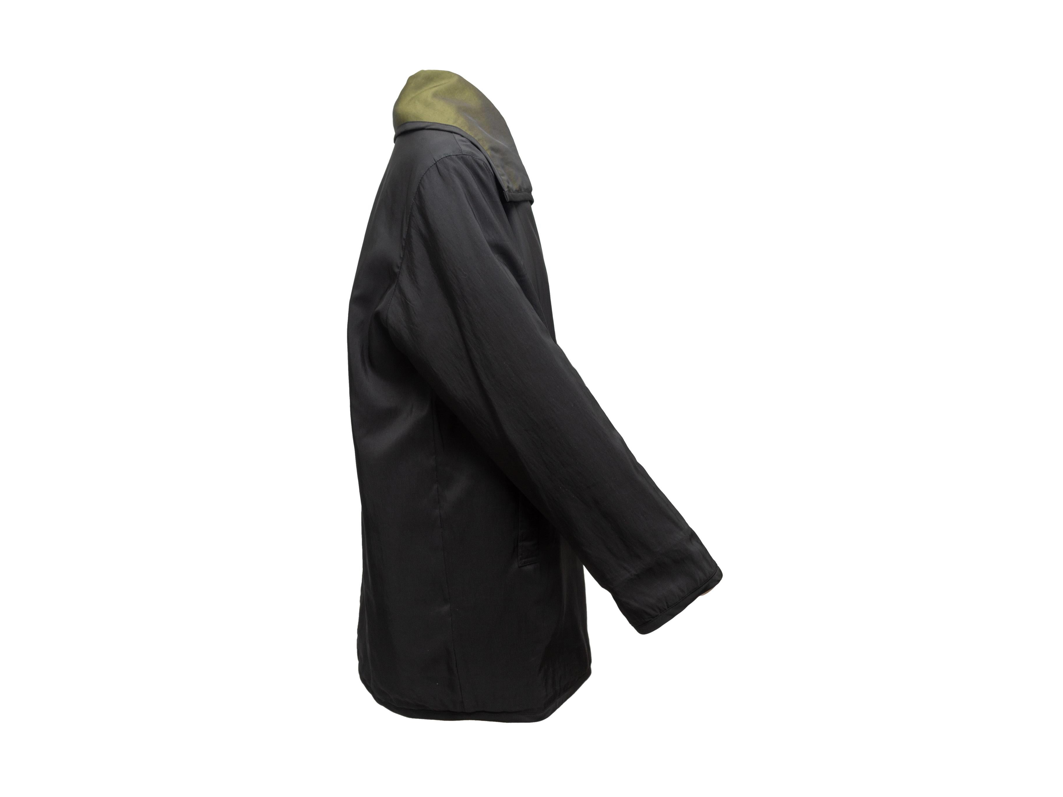 Mycra PAC Olive & Schwarzer Reversible Coat 4