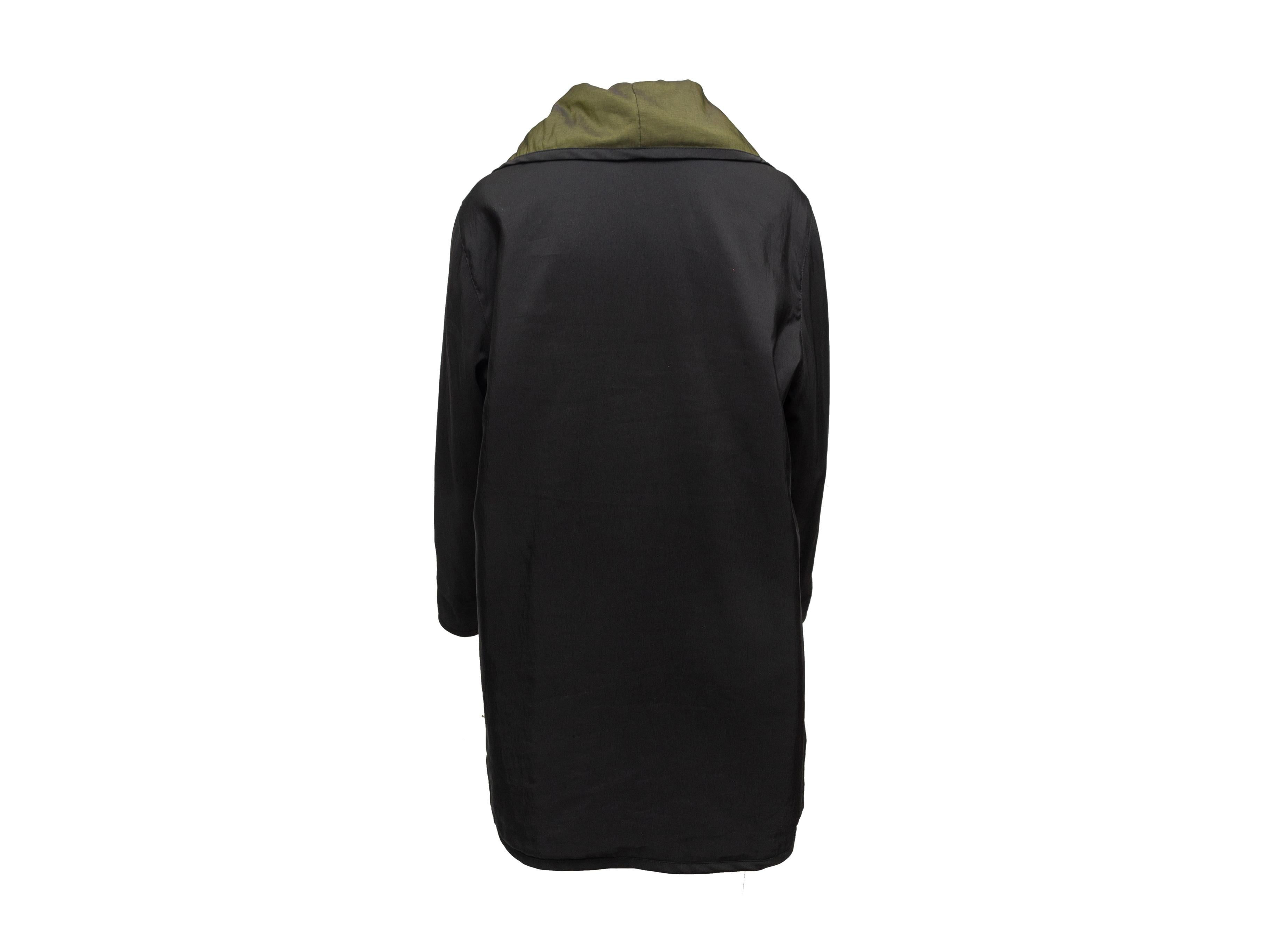 Mycra PAC Olive & Schwarzer Reversible Coat 5