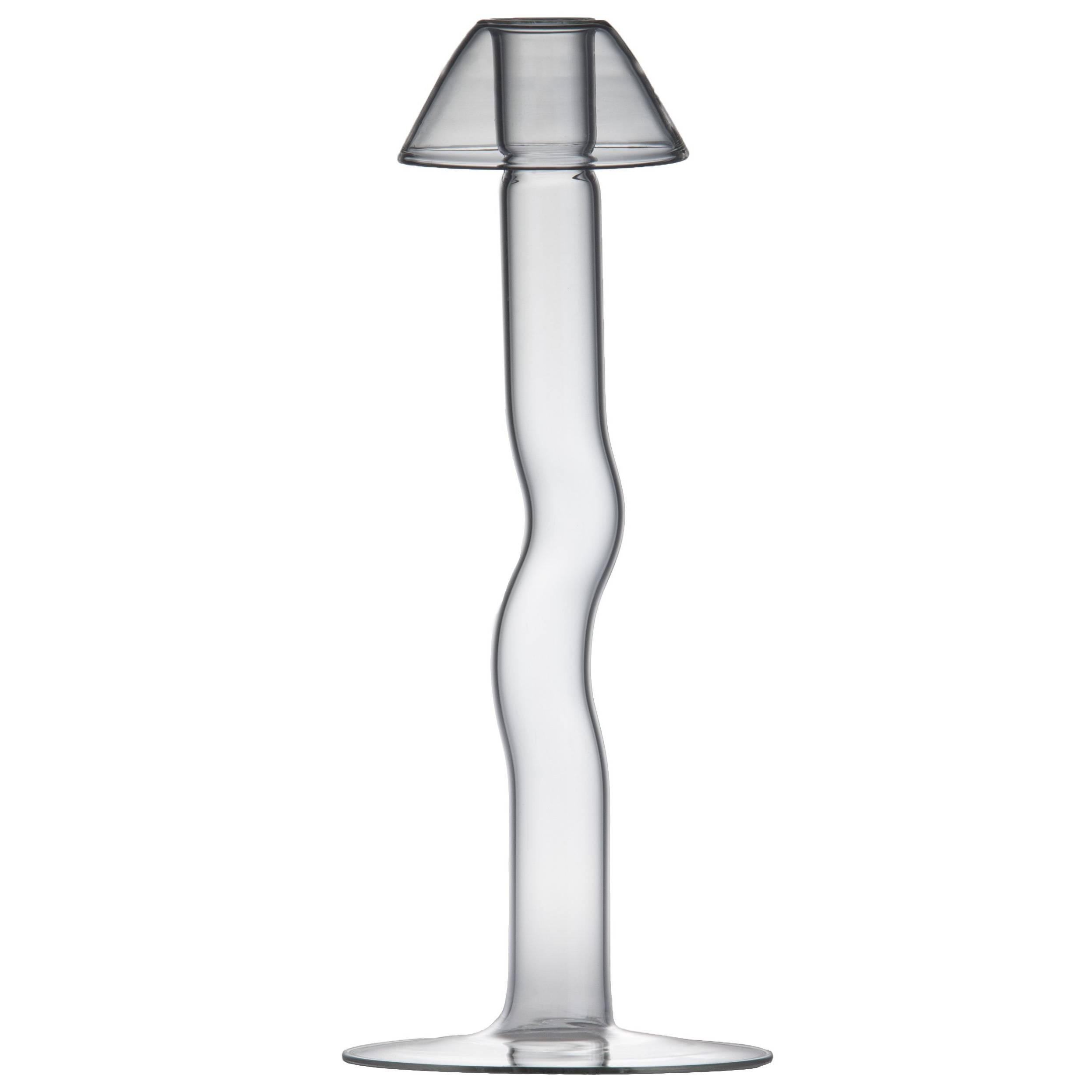 Mykes Glass Candleholder by Giorgio Bonaguro for Driade