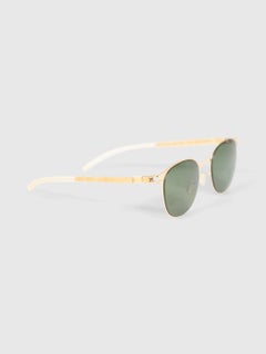 Mykita Gold Frame Round Timothy Sunglasses