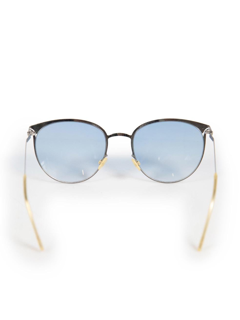 Mykita Silver Round Frame Sunglasses In Good Condition For Sale In London, GB