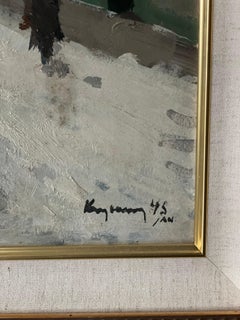 View from artist's studio window