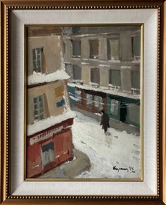 Vintage View from artist's studio window