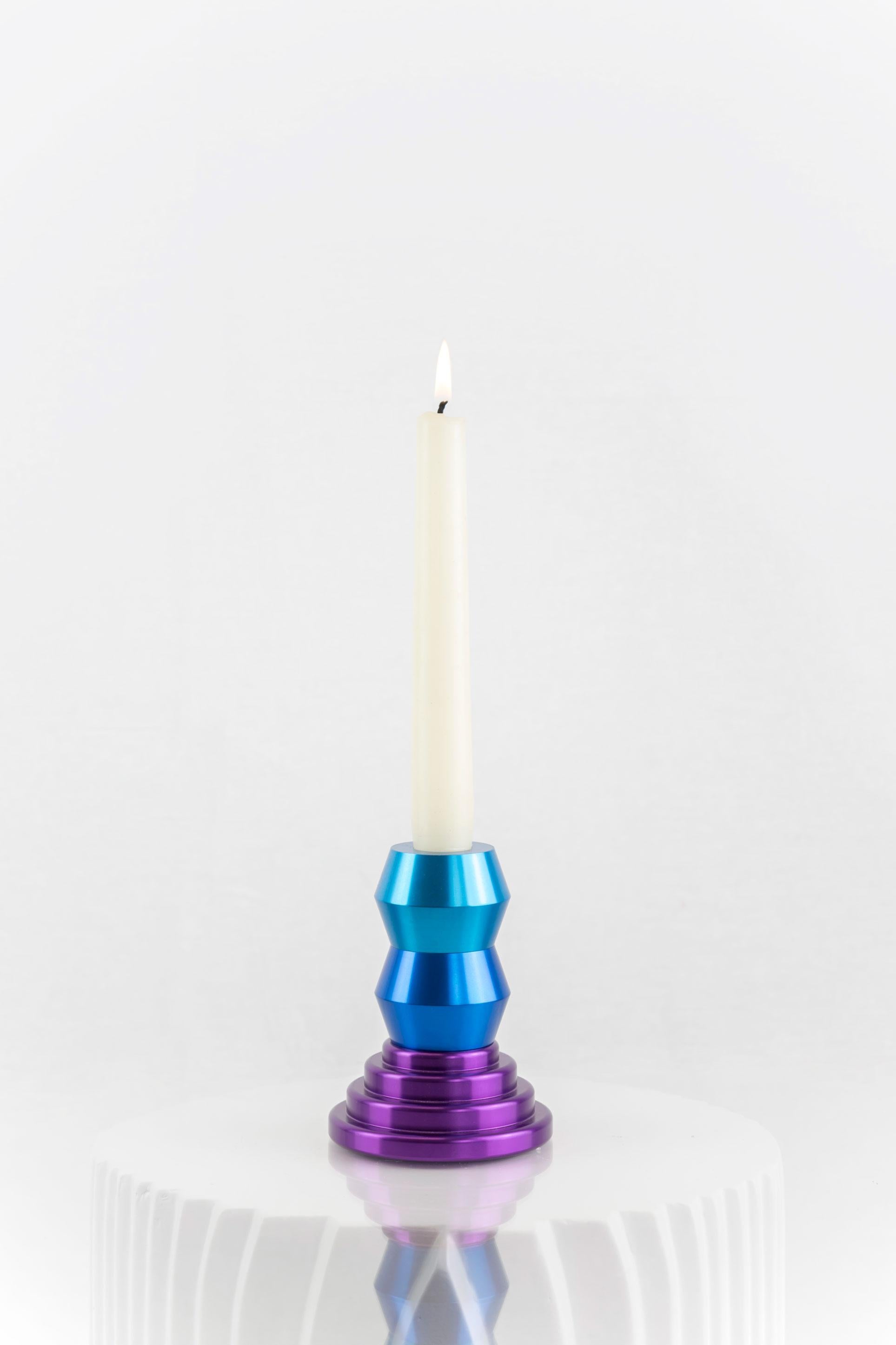 Contemporary Mykonos Colorful Candleholder by May Arratia, Customizable Colors For Sale