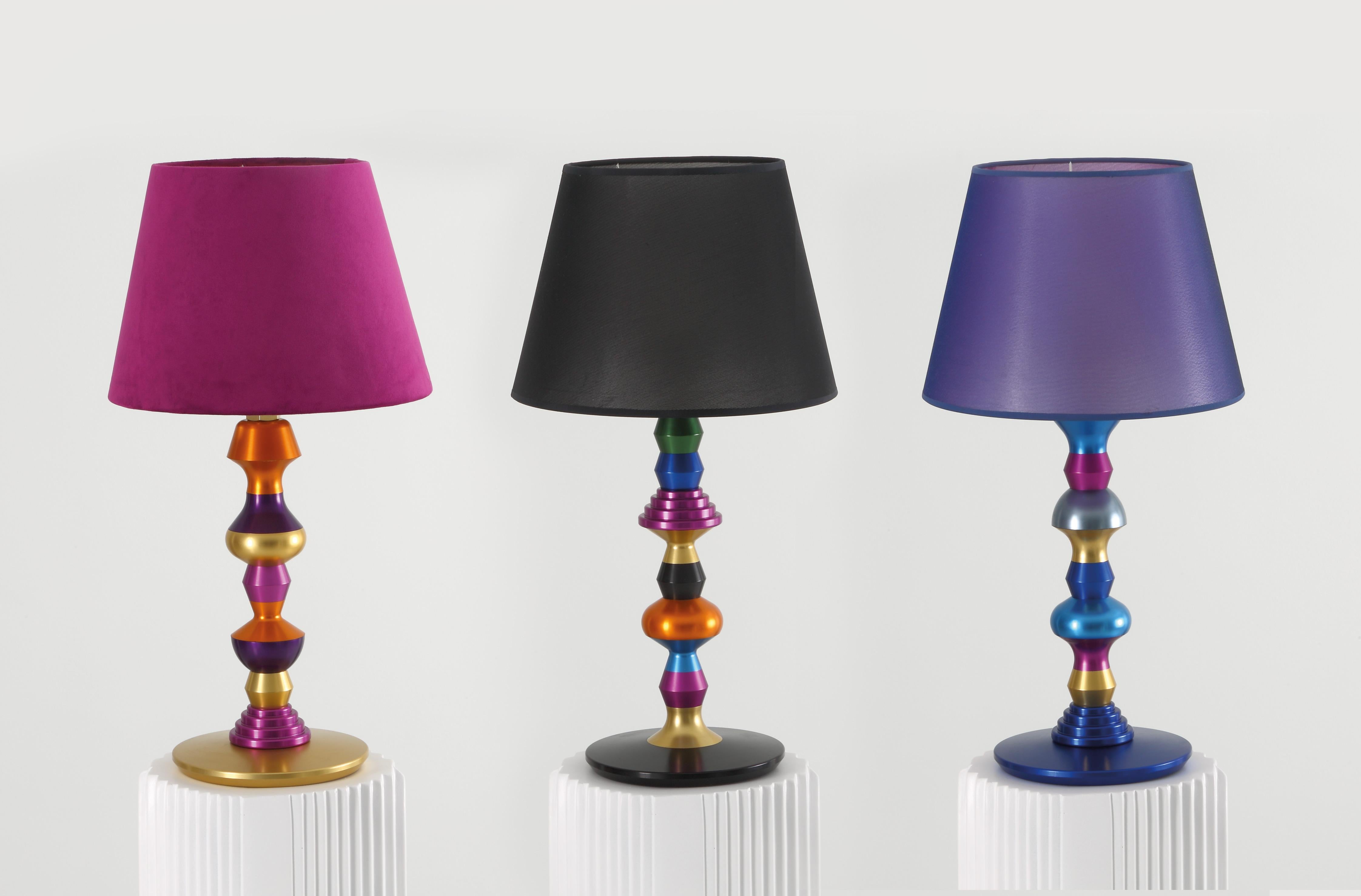 Mykonos Modular Lamp by May Arratia, Customizable Lampshade + Colors In New Condition For Sale In Logrono, ES