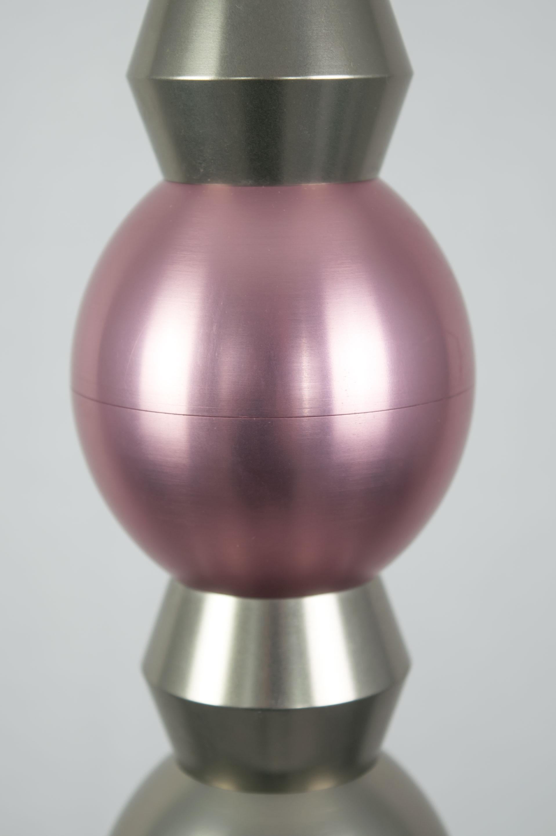 Aluminum Mykonos Modular Lamp by May Arratia, Customizable Lampshade + Colors For Sale