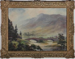 Myles Meehan (1904-1974) - Mid 20th Century Oil, Bridge Across The Valley