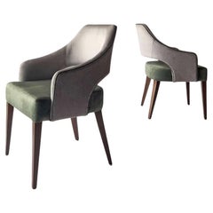 Silla Myna de madera de teca, set de 6, by INDO-