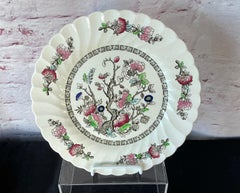 Myott Staffordshire England "Indian Tree" Plates and Platter, Set of Five