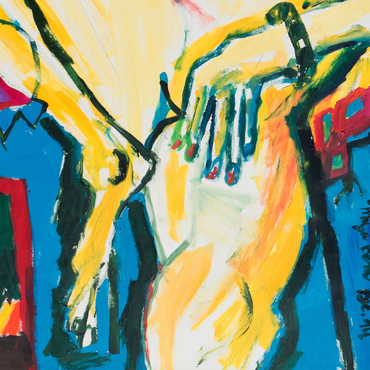 'Seated Nude', California Fauve Interior Scene, San Francisco Art Institute For Sale 2