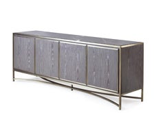 Myra Sideboard, Black and White Marble Top Sideboard