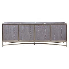 Myra Sideboard, Black and White Marble Top Sideboard