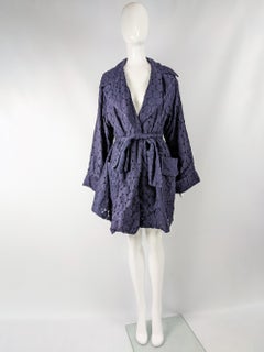 Myrene de Premonville Vintage Belted Lace Swing Coat, S/S 1991