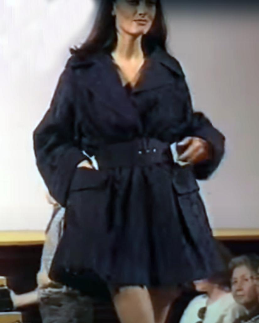 Myrene de Premonville Vintage Belted Lace Swing Coat, S/S 1991 3