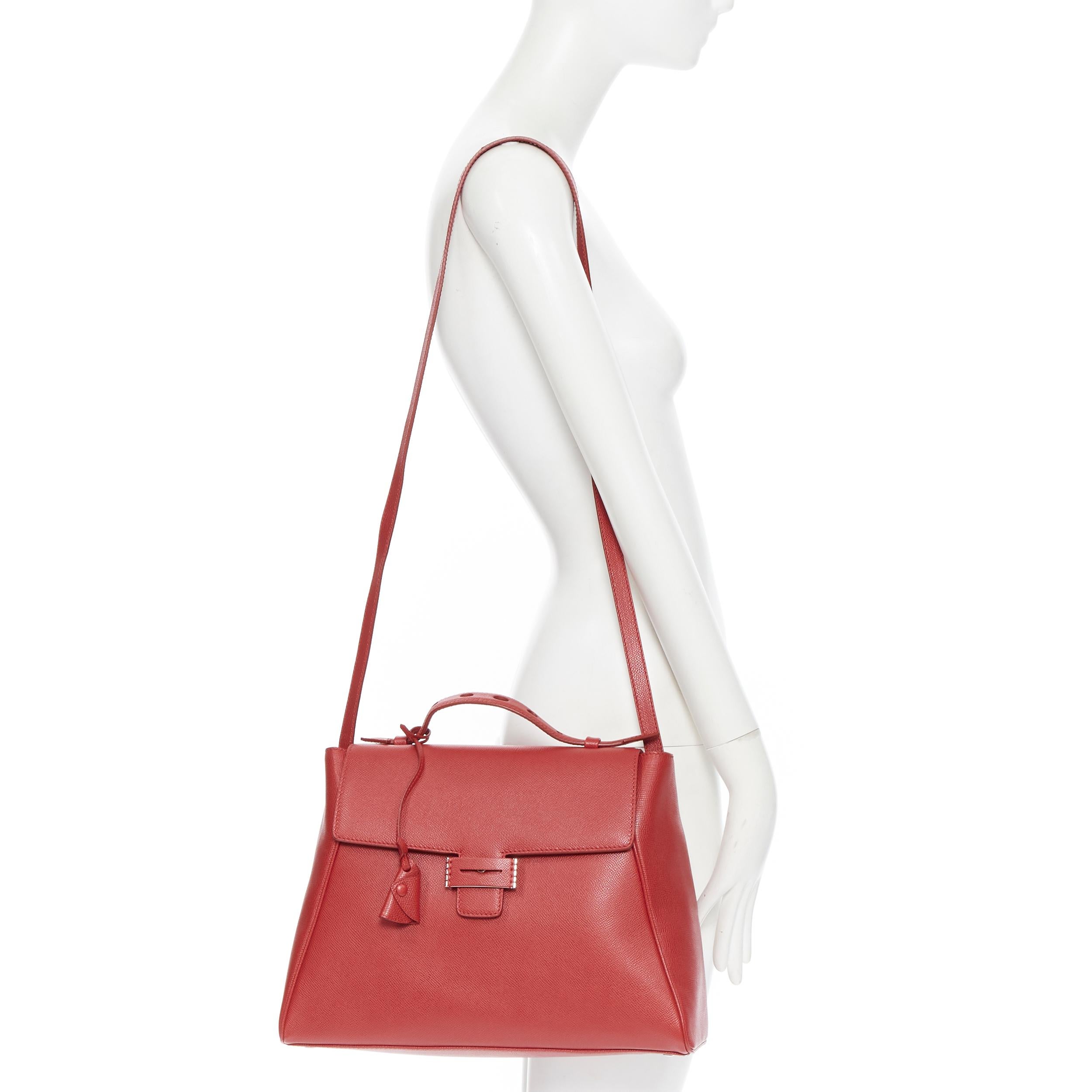 MYRIAM SCHAEFER Byron red leather cut out top handle satchel shoulder bag
Brand: Myriam Schaefer
Designer: Myriam Schaefer
Model Name / Style: Byron bag
Material: Leather
Color: Red
Pattern: Solid
Closure: Clasp
Extra Detail: Byron satchel. Red