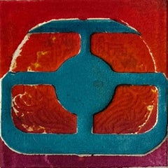 Crusade Intaglio Etching on Paper, 1960s, Framed, 9.5x9.5 Inches