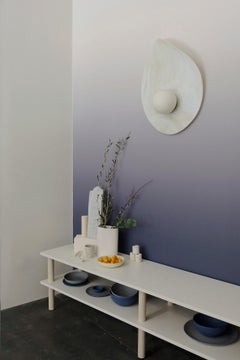 Myrna Flush Mount Sconce in Metal Shade with Color-Washed Globe Options