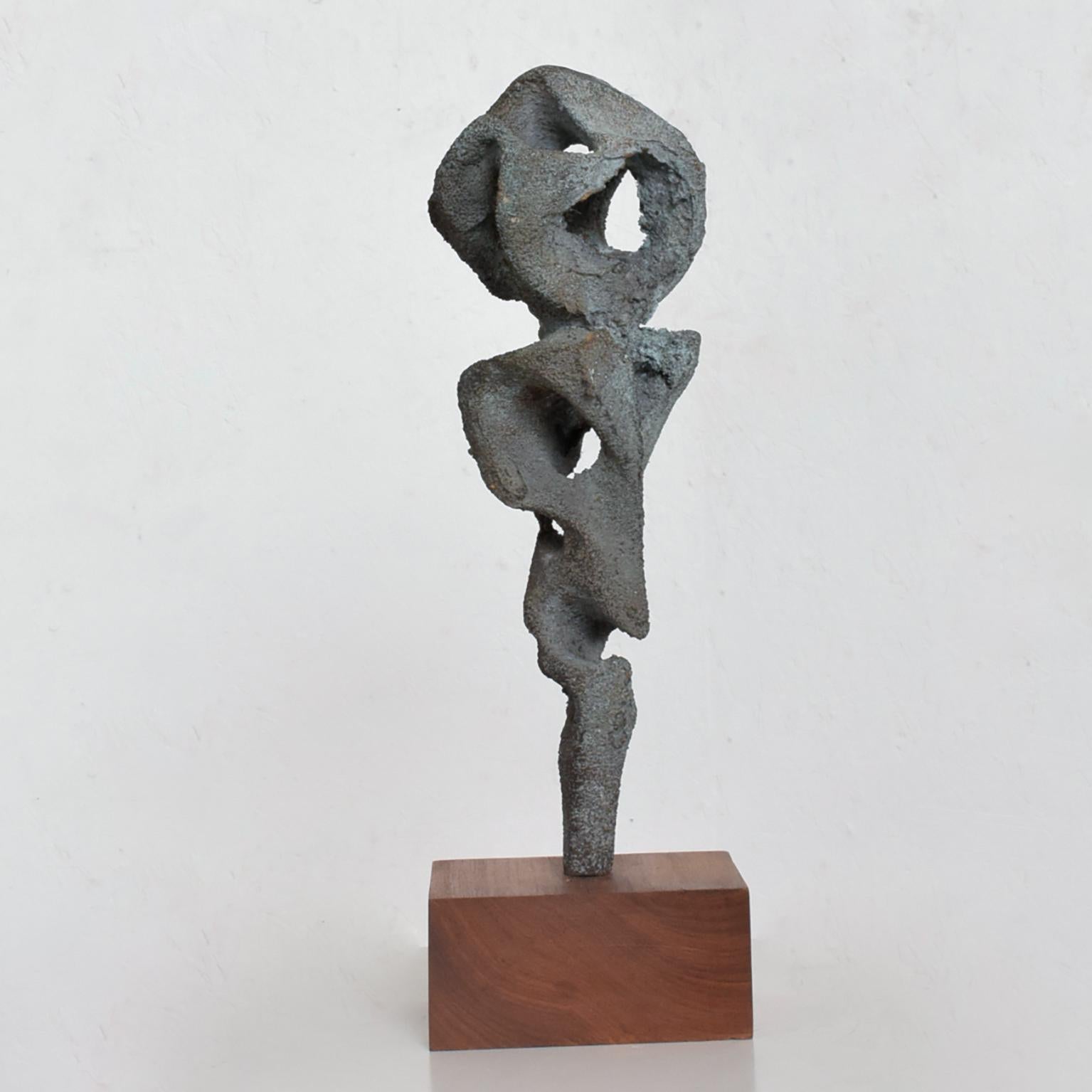 Myrna M Nobile Abstract Bronze Sculpture #5 Mid-Century Modern 3