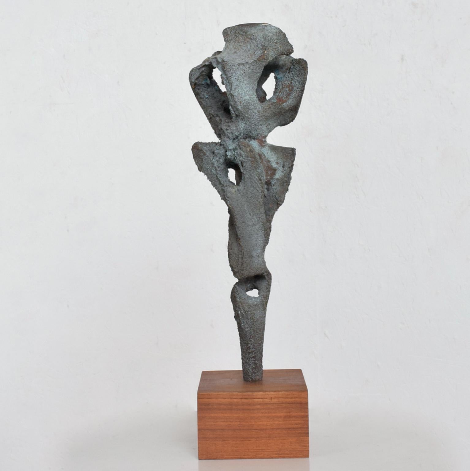 Myrna M Nobile Abstract Bronze Sculpture #5 Mid-Century Modern In Good Condition In Chula Vista, CA
