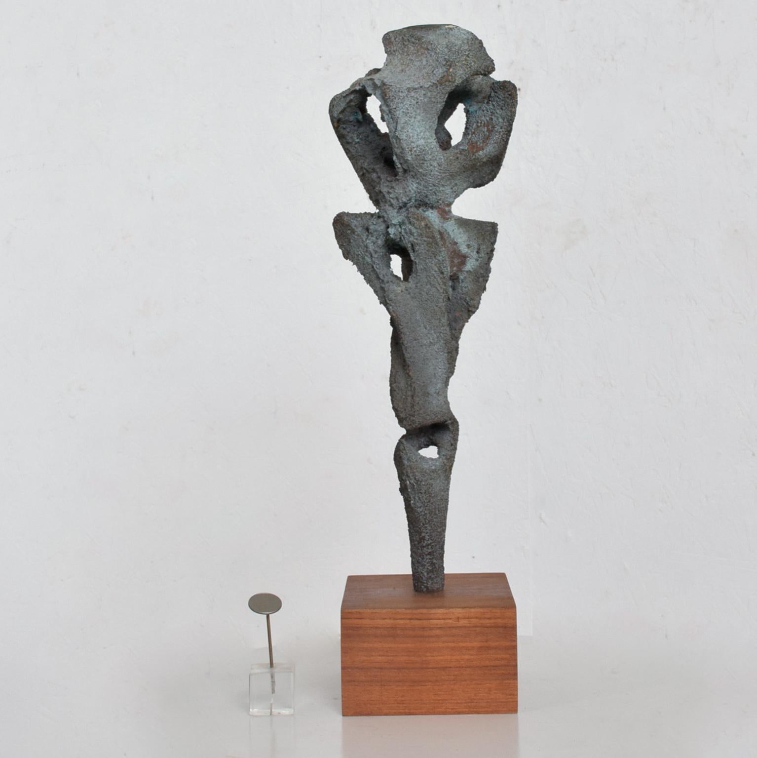 Mid-20th Century Myrna M Nobile Abstract Bronze Sculpture #5 Mid-Century Modern