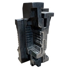 1969 Escultura de aluminio fundido artista Myrna M. Nobile California