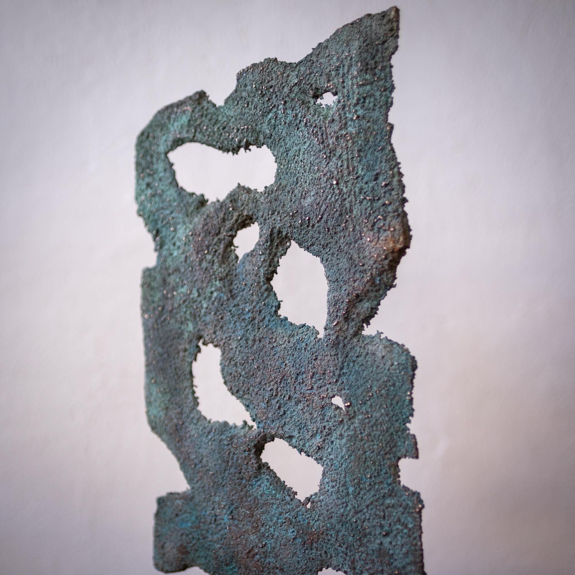 Myrna Nobile Bronze Abstract Sculpture, 1960s 1