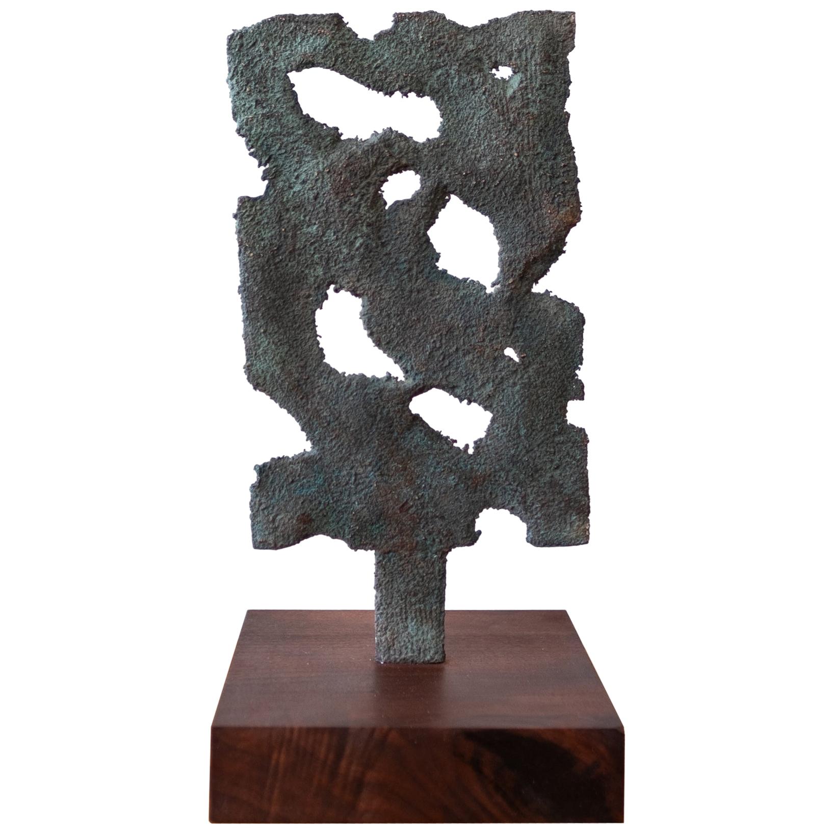 Myrna Nobile Bronze Abstract Sculpture, 1960s