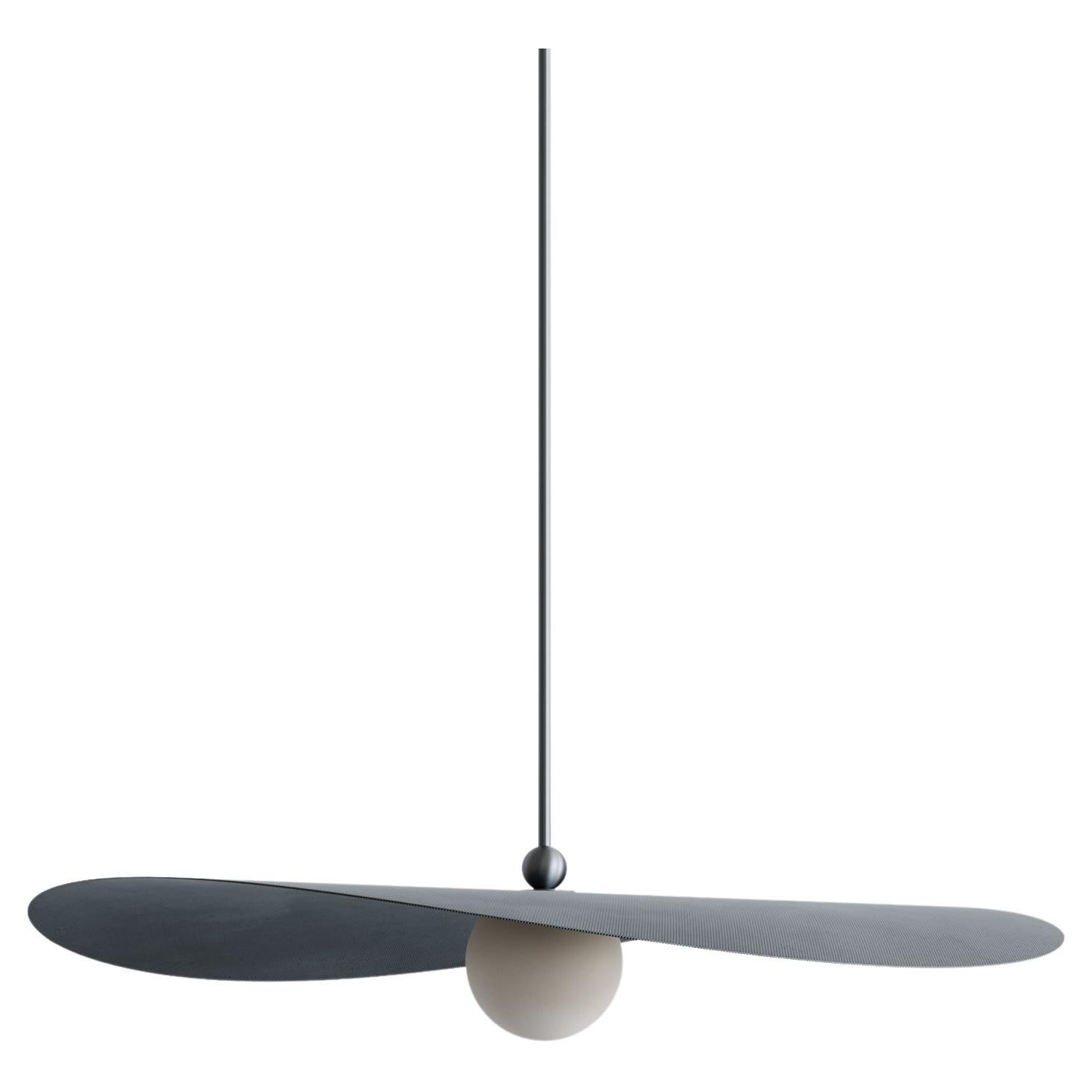 Myrna Pendant in Metal Shade with Color-Washed Globe Options  For Sale
