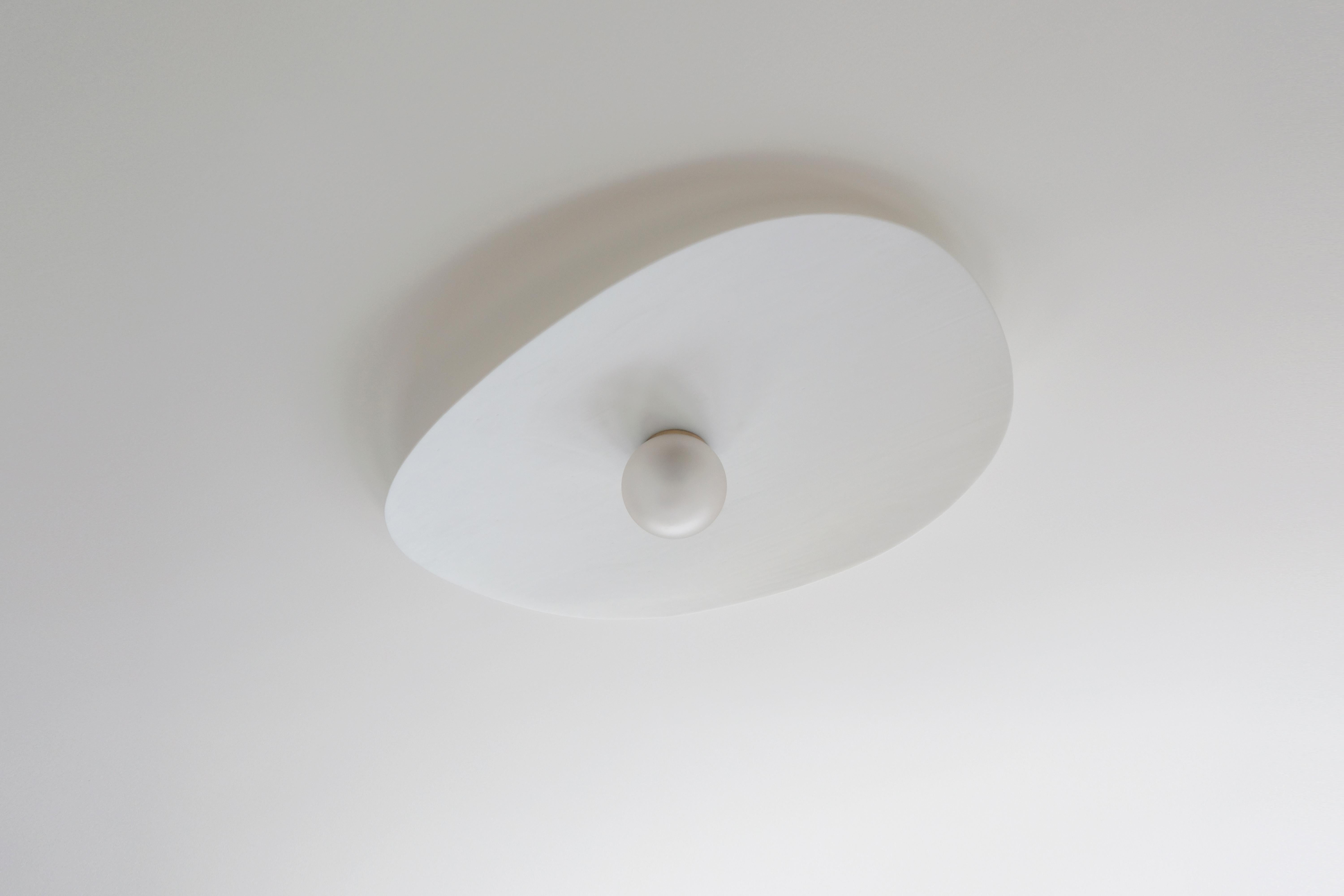 Myrna Surface Mount Glass or Metal Shade, Ceiling Flushmount Light In New Condition For Sale In Brooklyn, NY