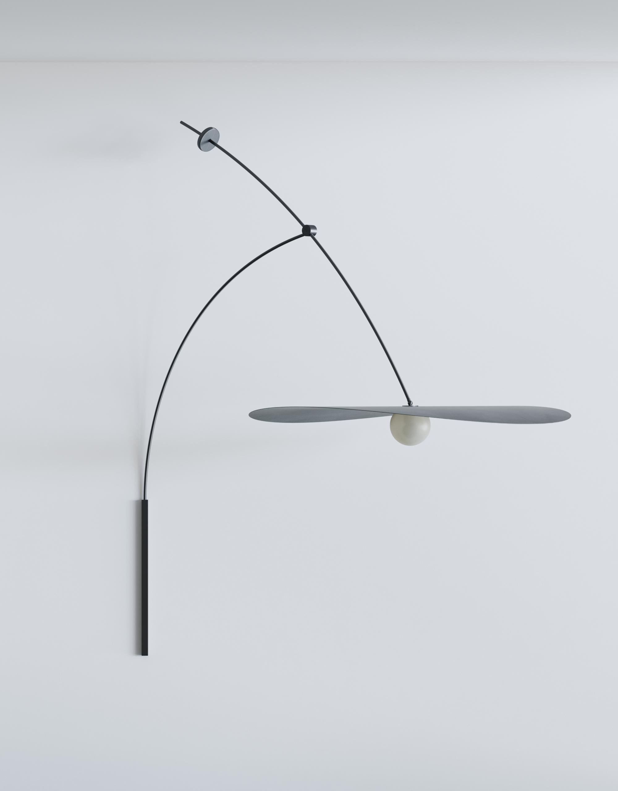 Myrna Swing Arm, Large, Wall Mounted Mobile Light, Plugin / Hardwired  In New Condition For Sale In Brooklyn, NY