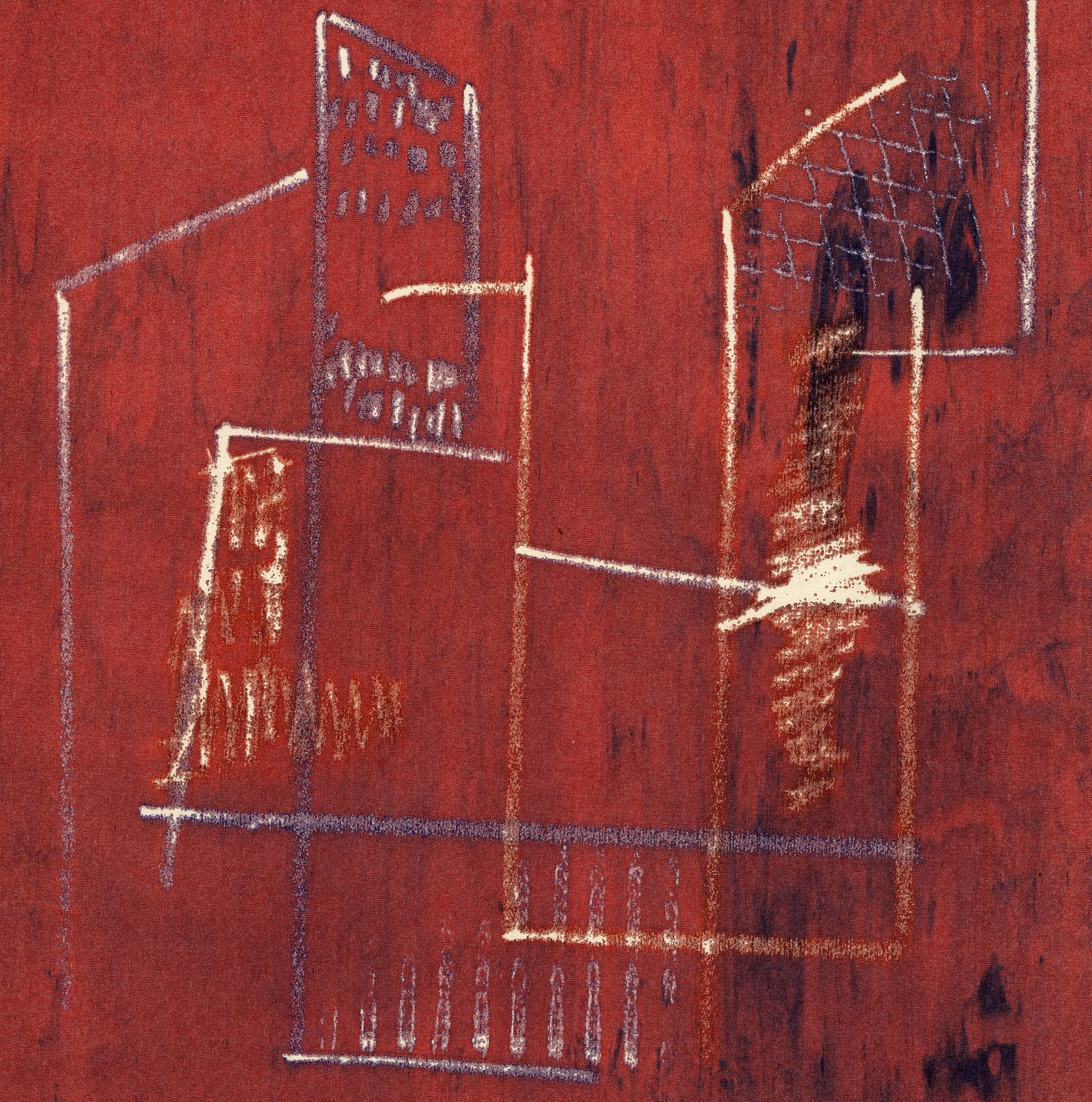 Untitled, 1941 - Brown Abstract Print by Myron Kozman