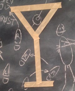 Fly With Me / Trompe-l'oeil-Gemälde - Bar-Szene martini-Gemälde