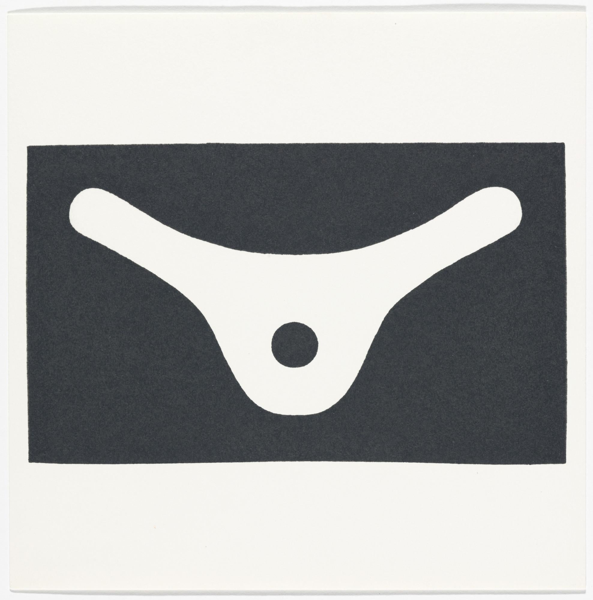 Composition, Rubber Stamp Portfolio, Myron Stout For Sale 3