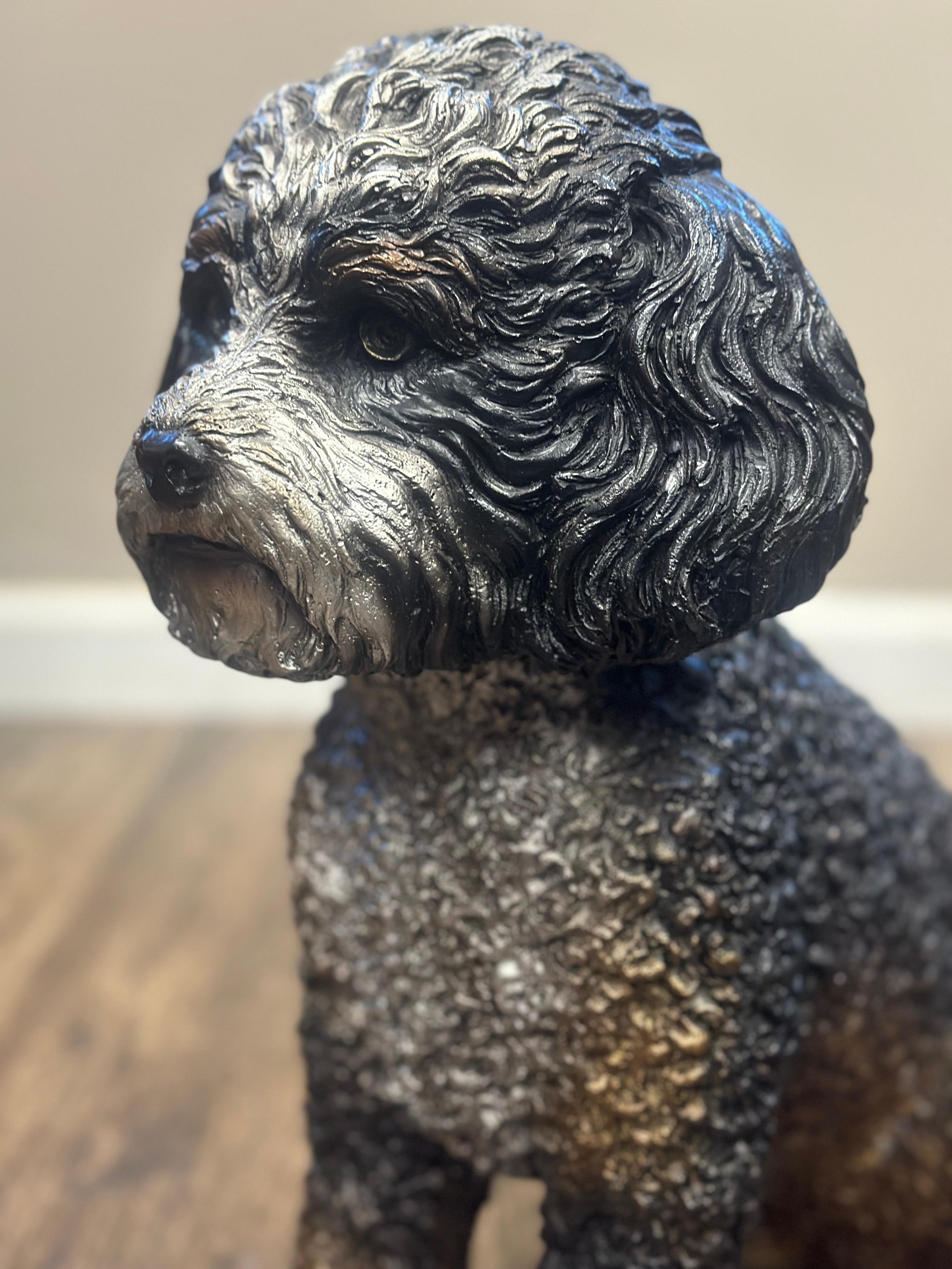 Myrtle Bernedoodle Dog Statue 1